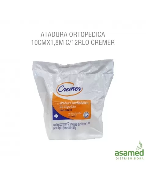 ATADURA ORTOPEDICA 10CMX1,8M C/12RLO CREMER