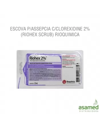 ESCOVA P/ASSEPCIA C/CLOREXIDINE 2% (RIOHEX SCRUB) RIOQUIMICA
