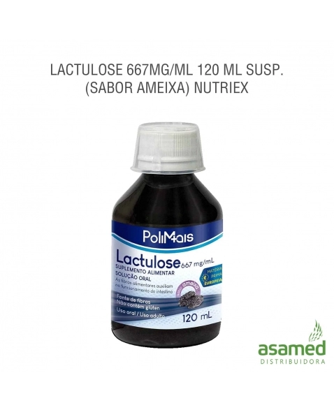 LACTULOSE 667 MG/ML 120 ML SUSP. (SABOR AMEIXA) NUTRIEX