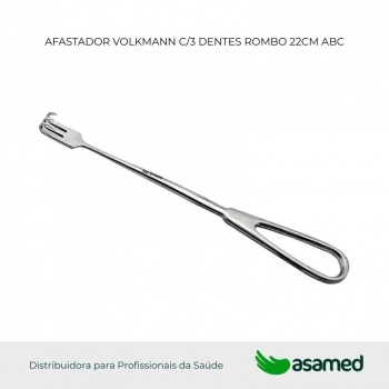 AFASTADOR VOLKMANN C/3 DENTES ROMBO 22CM ABC
