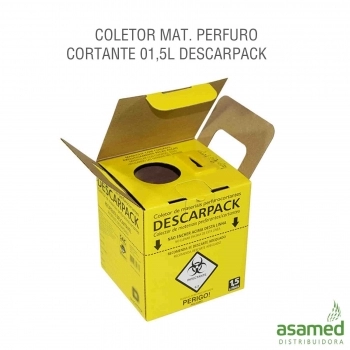 COLETOR MAT. PERFURO CORTANTE 01,5L DESCARPACK