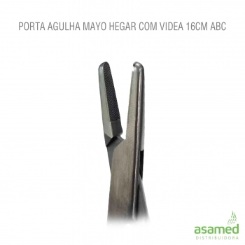 PORTA AGULHA MAYO HEGAR COM VIDEA 16CM ABC