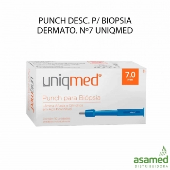 PUNCH DESC. P/ BIOPSIA DERMATO. Nº7 UNIQMED