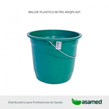 BALDE PLASTICO 8LTRS ARQPLAST