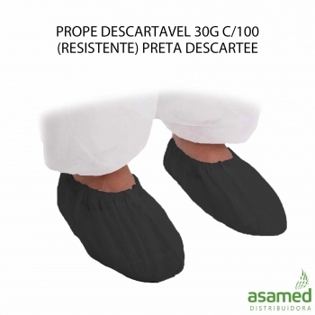 PROPE DESCARTAVEL 30G C/100 (RESISTENTE) PRETA DESCARTEE