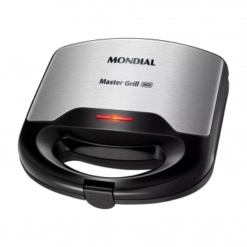SANDUICHEIRA MASTER GRILL 750W S-20 PRETO/INOX MONDIAL 220V