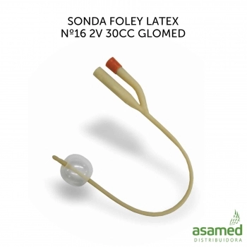 SONDA FOLEY LATEX Nº16 2V 30CC GLOMED