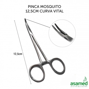 PINCA MOSQUITO 12,5CM CURVA VITAL