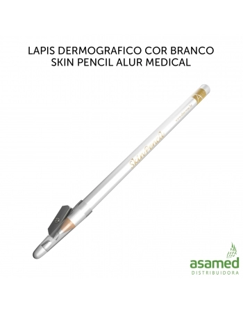 LAPIS DERMOGRAFICO COR BRANCO SKIN PENCIL ALUR MEDICAL