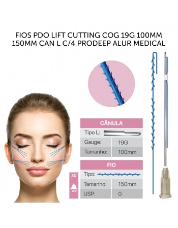 FIOS LIFT CUTTING COG 21G 60MM 150MM AG MG ALUR MEDICAL