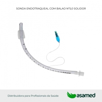 SONDA ENDOTRAQUEAL COM BALAO Nº5,0 SOLIDOR