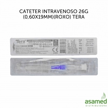 CATETER INTRAVENOSO 26G (0,60X19MM)(ROXO) SOLIDOR