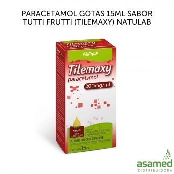 PARACETAMOL GOTAS 15ML SABOR TUTTI FRUTTI (TILEMAXY) NATULAB