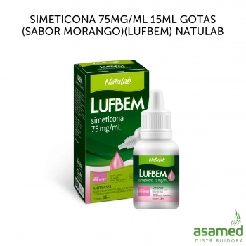 SIMETICONA 75MG/ML 15ML GOTAS (SABOR MORANGO)(LUFBEM) NATULAB