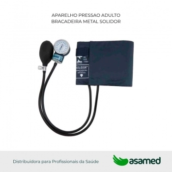 APARELHO PRESSAO ADULTO BRACADEIRA METAL SOLIDOR