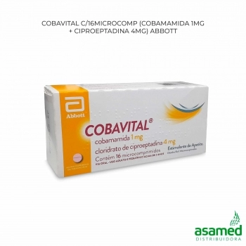COBAVITAL C/16MICROCOMP (COBAMAMIDA 1MG + CIPROEPTADINA 4MG) ABBOTT