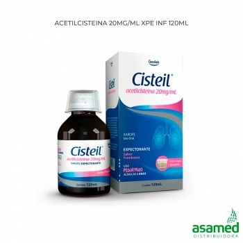 ACETILCISTEINA 20MG/ML XPE INF 120ML (CISTEIL) GEOLAB