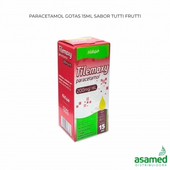 PARACETAMOL GOTAS 15ML SABOR TUTTI FRUTTI (TILEMAXY) NATULAB