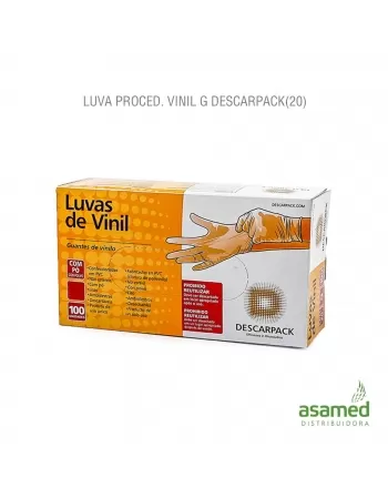 LUVA PROCEDIMENTO VINIL G DESCARPACK