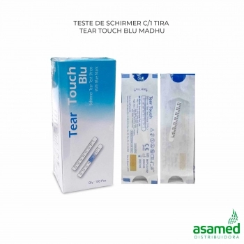 TESTE DE SCHIRMER C/1 TIRAS TEAR TOUCH BLU MADHU
