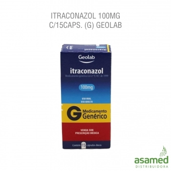 ITRACONAZOL 100MG C/15CAPS. (G) GEOLAB