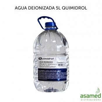 AGUA DEIONIZADA 5L QUIMIDROL