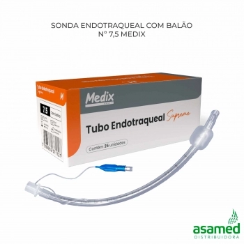SONDA ENDOTRAQUEAL COM BALAO Nº7,5 GLOMED
