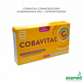 COBAVITAL C/16MICROCOMP (COBAMAMIDA 1MG + CIPROEPTADINA 4MG) ABBOTT