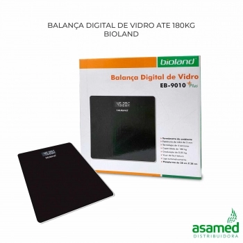 BALANCA DIGITAL DE VIDRO ATE 180KG (EB 9010) BIOLAND