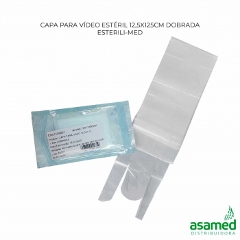 CAPA PARA VIDEO ESTERIL 12,5X125CM DOBRADA ESTERILI-MED