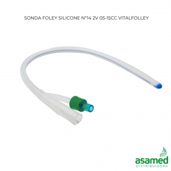 SONDA FOLEY SILICONE Nº14 2V 05-15CC VITALFOLLEY