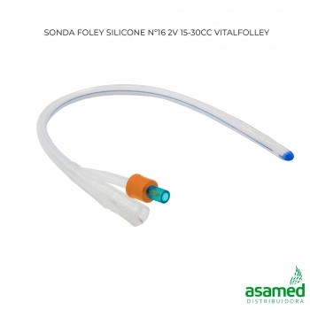SONDA FOLEY SILICONE Nº16 2V 15-30CC VITALFOLLEY
