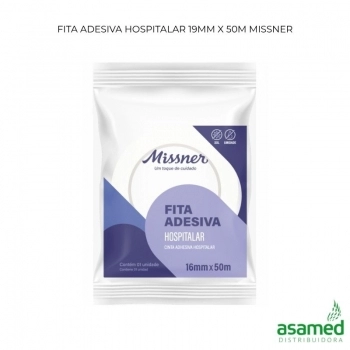FITA ADESIVA HOSPITALAR 19MM X 50M MISSNER