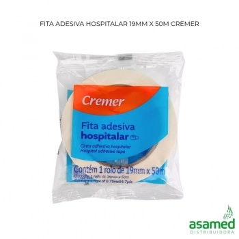 FITA ADESIVA HOSPITALAR 19MM X 50M CREMER