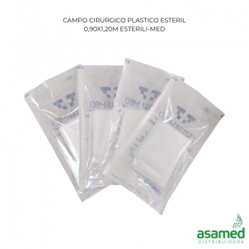 CAMPO CIRURGICO PLASTICO ESTERIL 0,90X1,20M ESTERILI-MED