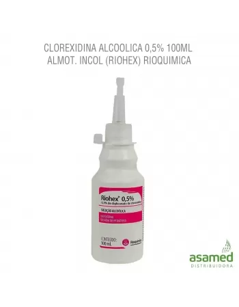 CLOREXIDINA ALCOOLICA 0,5% 100ML ALMOT. INCOLOR (RIOHEX) RIOQUIMICA