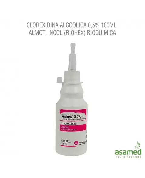 CLOREXIDINA ALCOOLICA 0,5% 100ML ALMOT. INCOLOR (RIOHEX) RIOQUIMICA