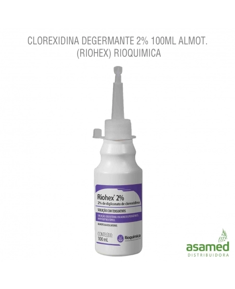 CLOREXIDINA DEGERMANTE 2% 100ML ALMOT. (RIOHEX) RIOQUIMICA