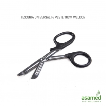 TESOURA UNIVERSAL P/ VESTE 18CM WELDON