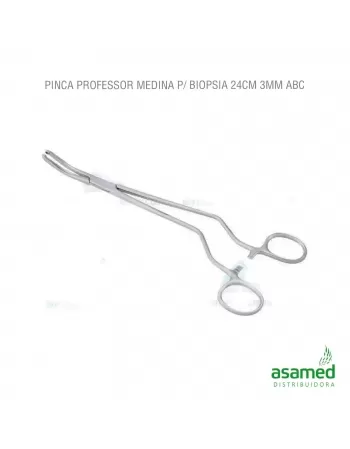 PINCA PROFESSOR MEDINA P/ BIOPSIA 24CM 3MM ABC