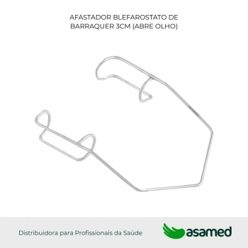 AFASTADOR BLEFAROSTATO DE BARRAQUER 3CM (ABRE OLHO)