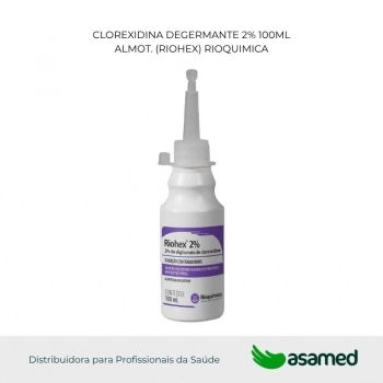 CLOREXIDINA DEGERMANTE 2% 100ML ALMOT. (RIOHEX) RIOQUIMICA