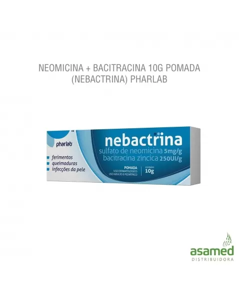 NEOMICINA + BACITRACINA 10G POMADA (NEBACTRINA) PHARLAB