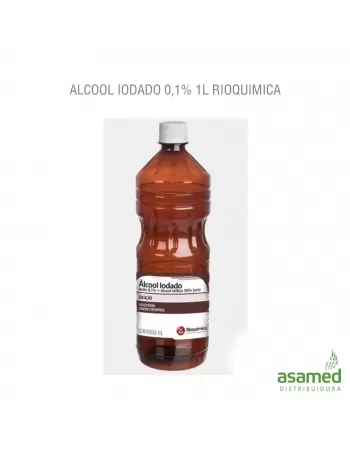 ALCOOL IODADO 0,1% 1L RIOQUIMICA