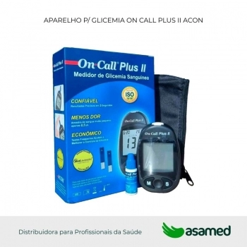 APARELHO P/ GLICEMIA ON CALL PLUS II ACON