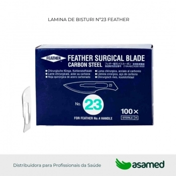 LAMINA DE BISTURI Nº23 FEATHER