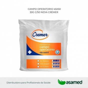 CAMPO OPERATORIO 45X50 30G C/50 NIDIA CREMER
