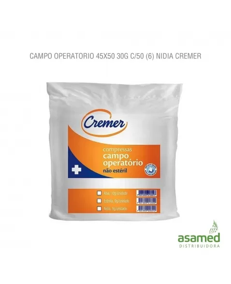 CAMPO OPERATORIO 45X50 30G C/50 NIDIA CREMER