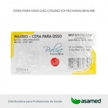 CERA PARA OSSO 2,5G C/12UND (CX FECHADA) BIOLINE