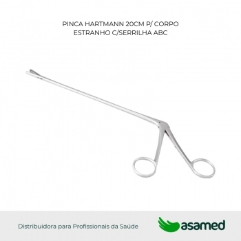 PINCA HARTMANN 20CM P/ CORPO ESTRANHO C/SERRILHA ABC